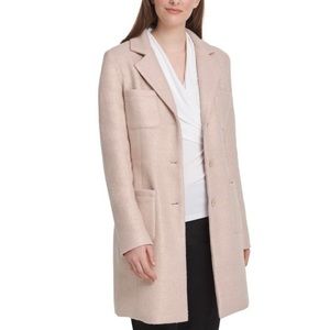 DKNY Women's Cream Coat